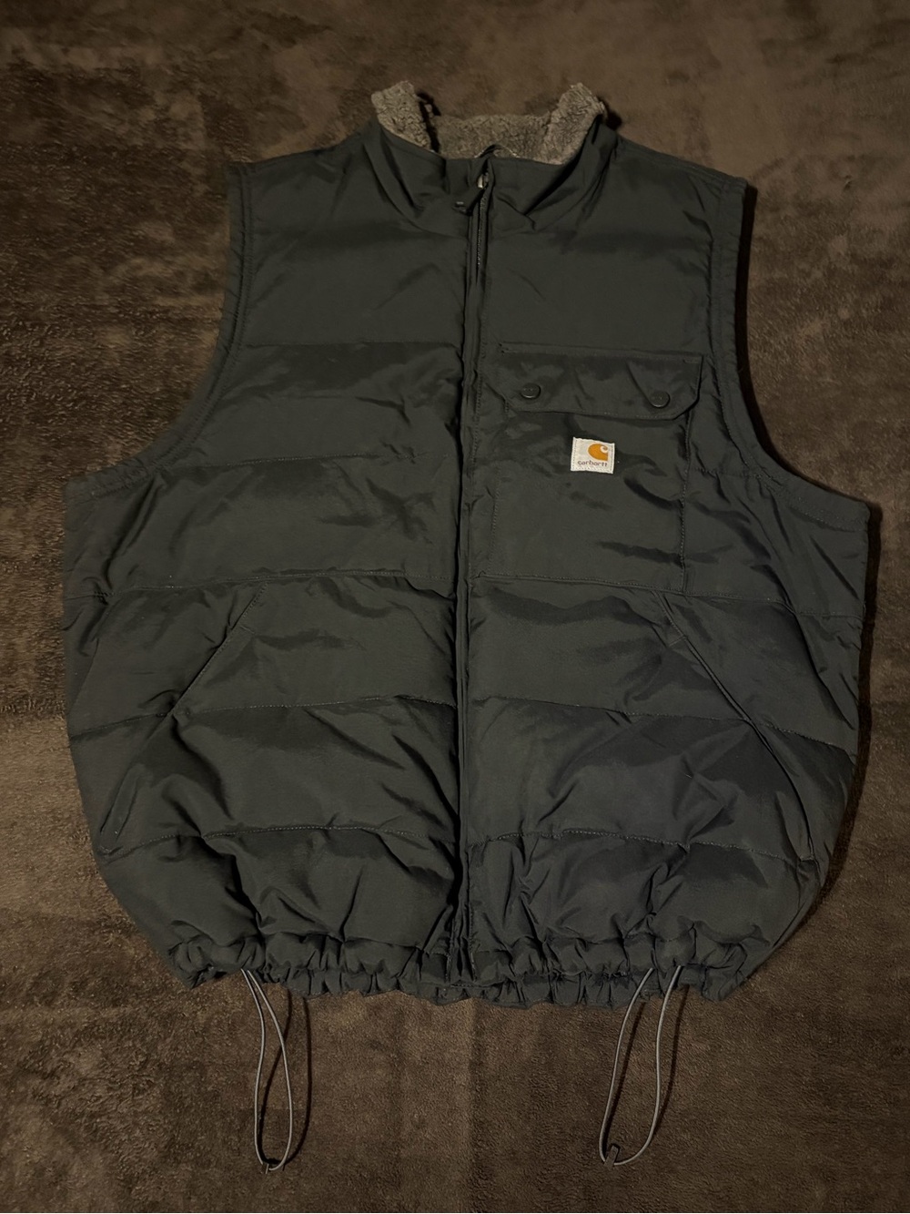 Carhartt Rain Defender Half-Fleece Lined Adjustable Puffer Vest Fall '22